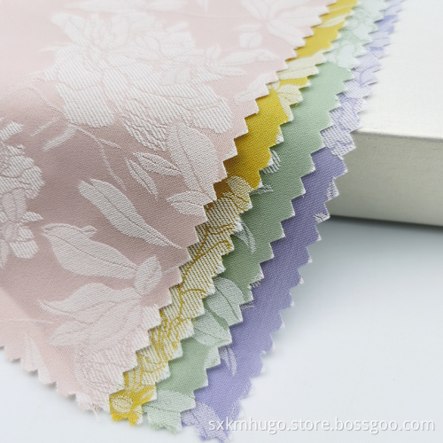 Smooth Shiny Jacquard Brocade Satin Fabric
